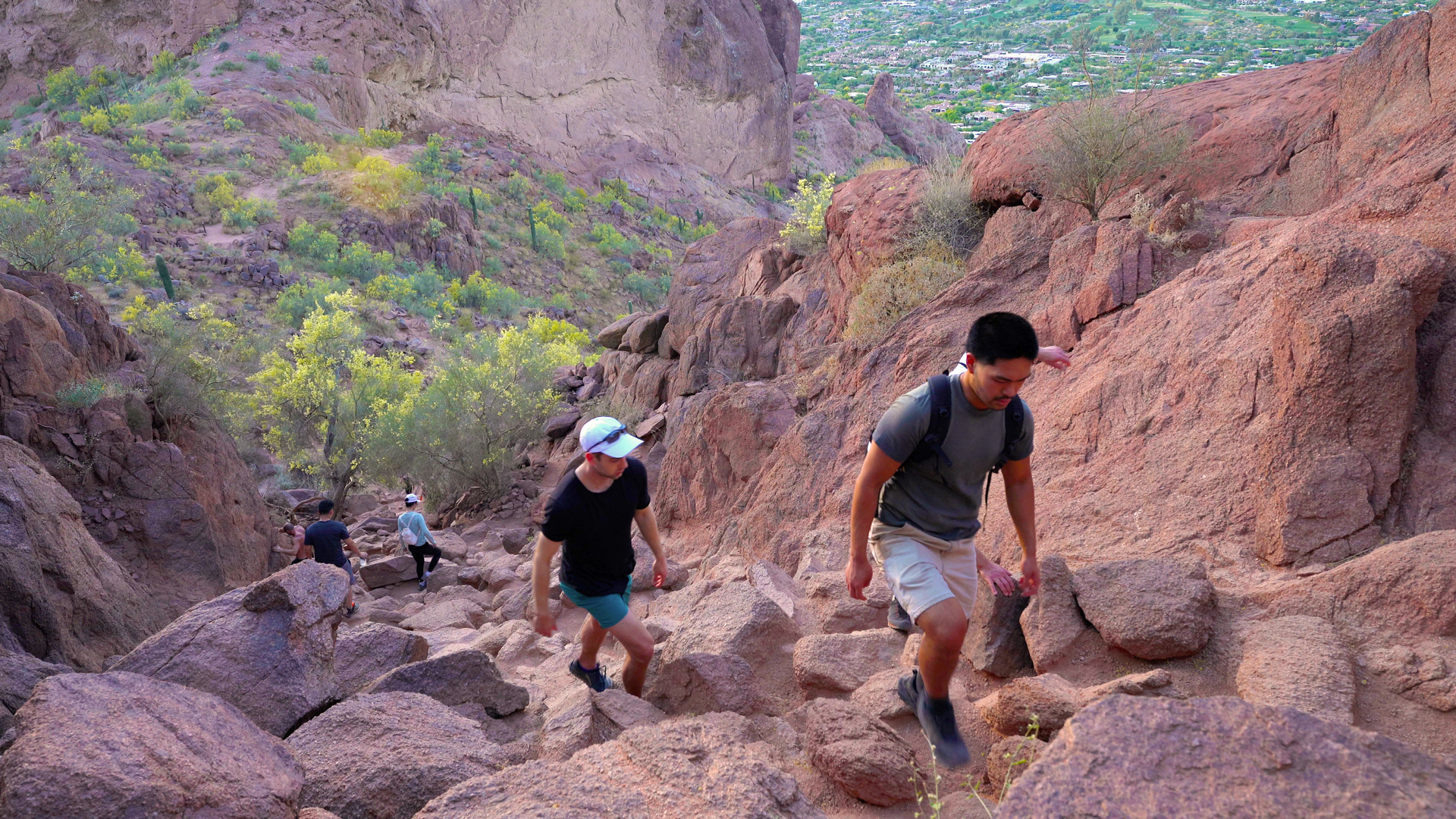 Camelback Mountain Steep Ascent Near Summit