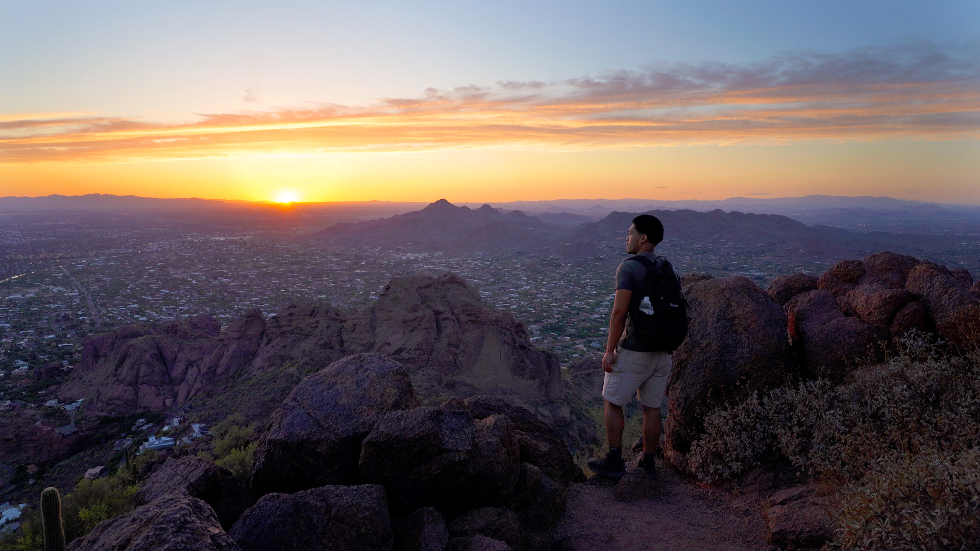 Camelback Mountain Summit Views of Phoenix and Scottsdale